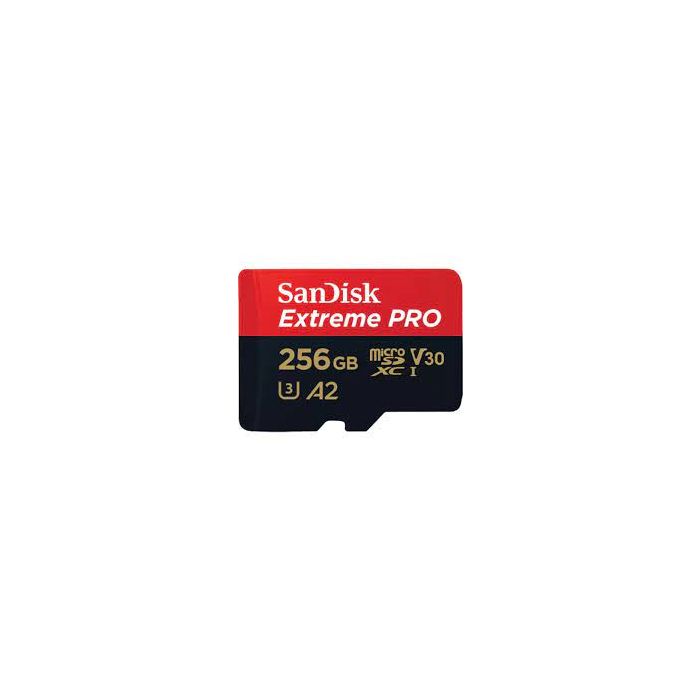 SanDisk 256GB Extreme PRO microSDXC UHS-I spominska kartica z adapterjem - slika 4