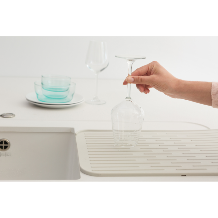 Brabantia silikonska podloga za sušenje posode bela 117466 - slika 4