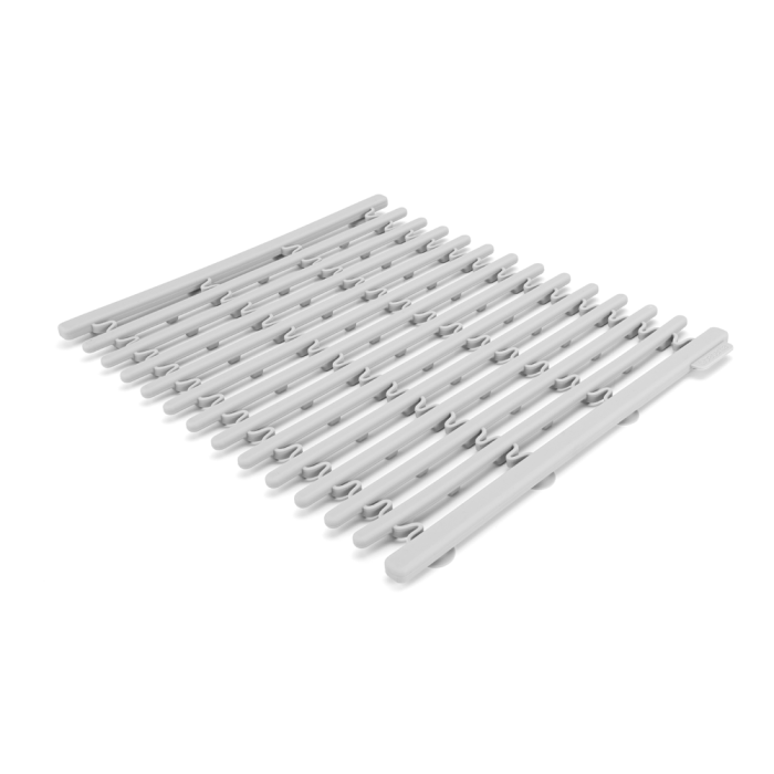 Brabantia silikonska podloga za umivalnik, svetlo siva - slika 3