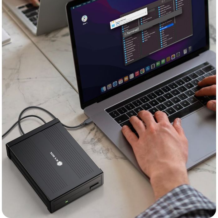 IcyBox IB-525-U3 zunanje ohišje za 5,25" SATA DVD enote