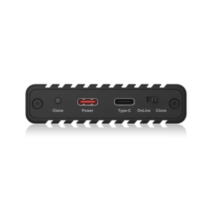 IcyBox IB-2817MCL-C31 ohišje za 2 NVME SSD-ja s USB-C in USB-A priključkom