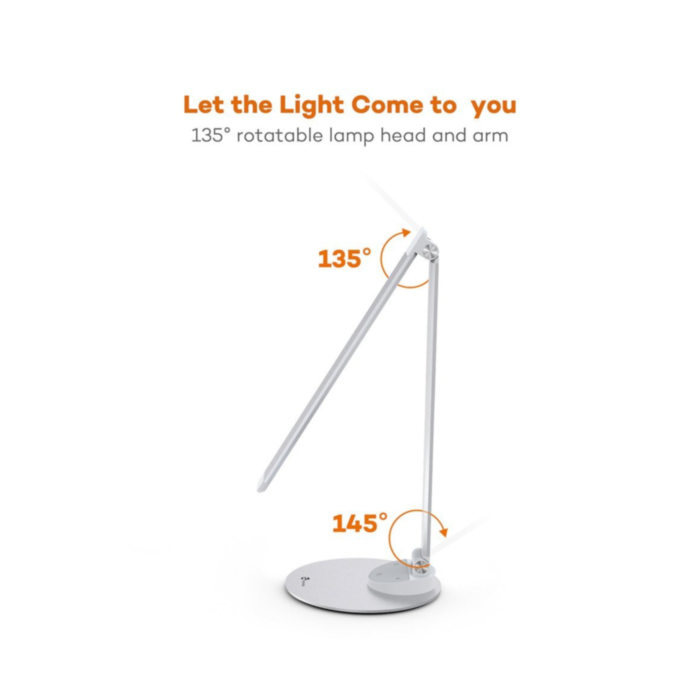 TaoTronics Minimalist LED namizna svetilka srebrna TT-DL19 - slika 4