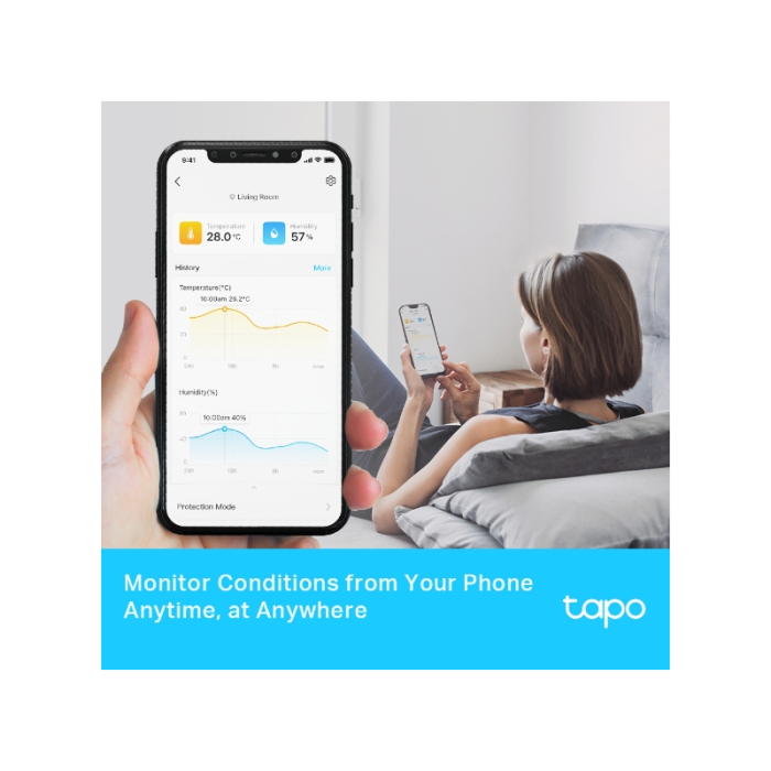 TP-LINK TAPO T315 Smart Temperature & Humidity senzor - slika 2