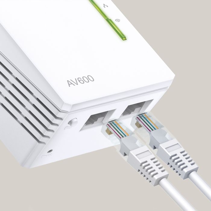 TP-LINK TL-WPA4220 TKIT Powerline 600 Wi-Fi 3-pack kit - slika 2