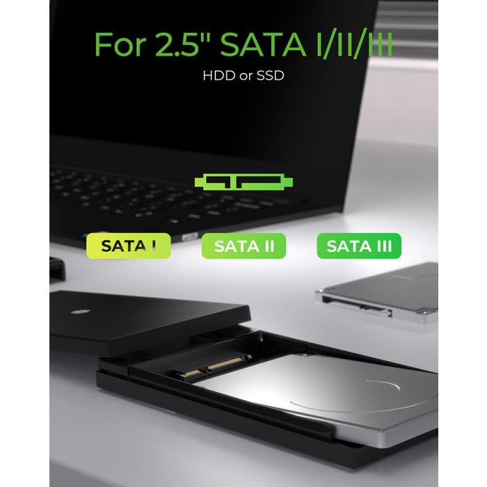 IcyBox IB-200T-C3 USB-C 3.2 ohišje za 2,5" HDD in SSD diske - slika 4