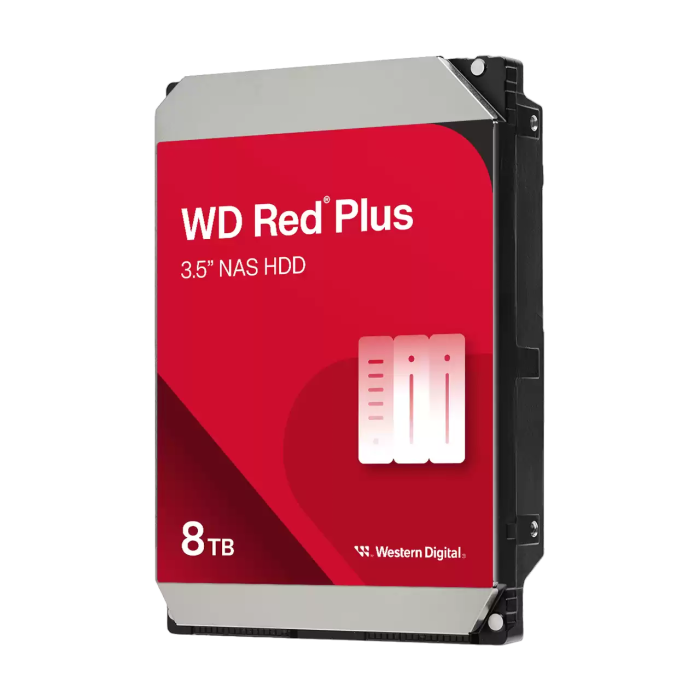 WD 8TB Red Plus 3,5″ SATA 6Gb/s 5640rpm 256MB HDD disk