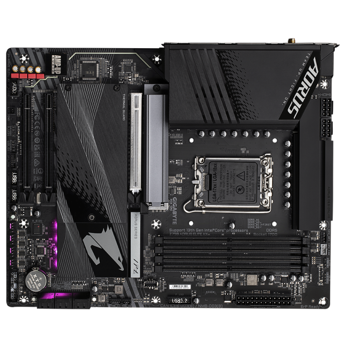 GIGABYTE Z790 AORUS ELITE AX, DDR5, SATA3, USB3.2Gen2x2, DP, 2.5GbE, WIFI 6E, LGA1700 ATX - slika 2