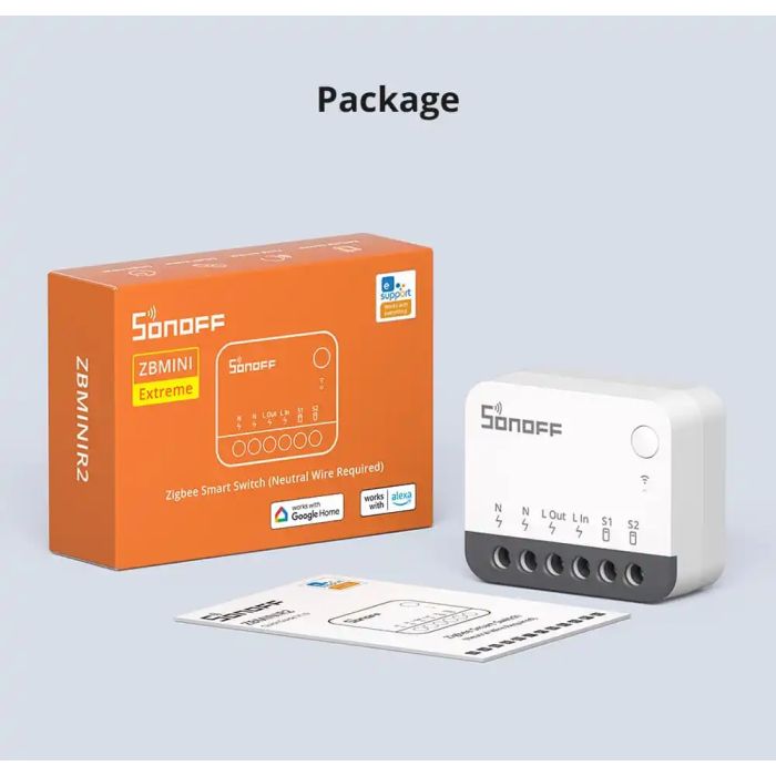 SONOFF Zigbee ZBMINI Extreme pametno stikalo ZBMINIR2 (potrebna nevtralna žica) - slika 3