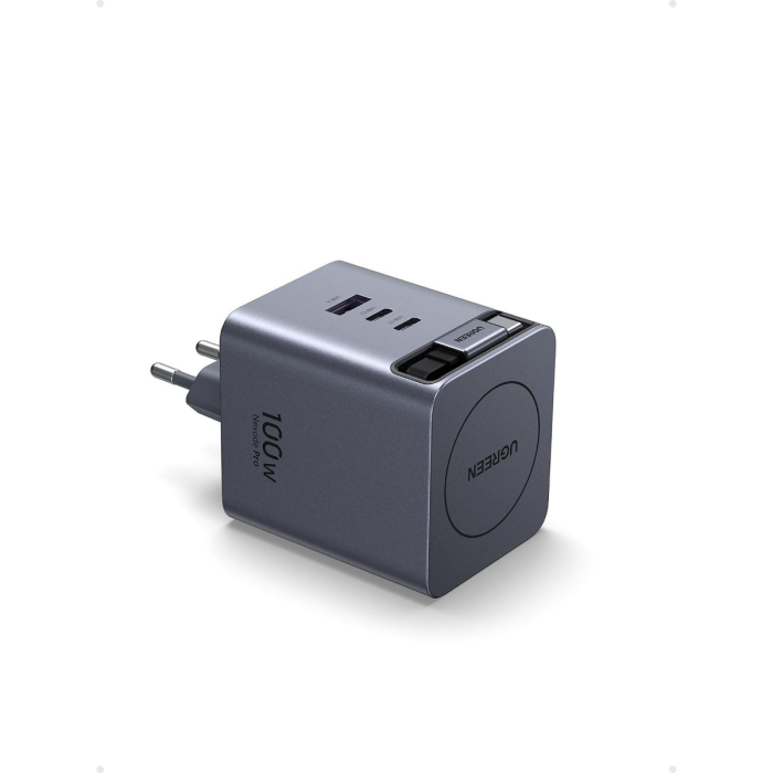 Ugreen Retractable 100W GaN USB-C polnilec - slika 3