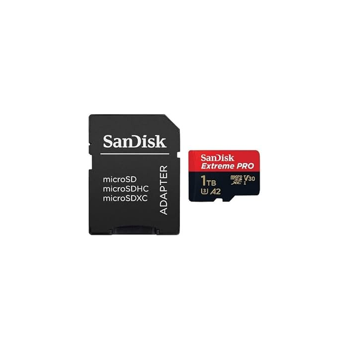 SanDisk 1TB Extreme PRO microSDXC UHS-I spominska kartica z adapterjem - slika 5