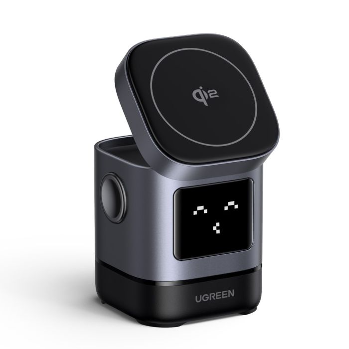 Ugreen Uno 2-in-1 magnetni brezžični polnilnik 15W - slika 5