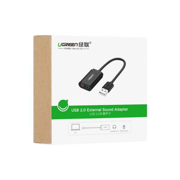 Ugreen USB 2.0 na 3.5mm avdio adapter - box - slika 5