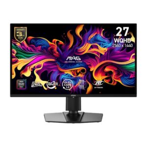 Zaslon MSI MAG 274QP QD-OLED X24 27" / WQHD / 240Hz / 0,03 ms (GTG) (črn) - nastavljiv po višini