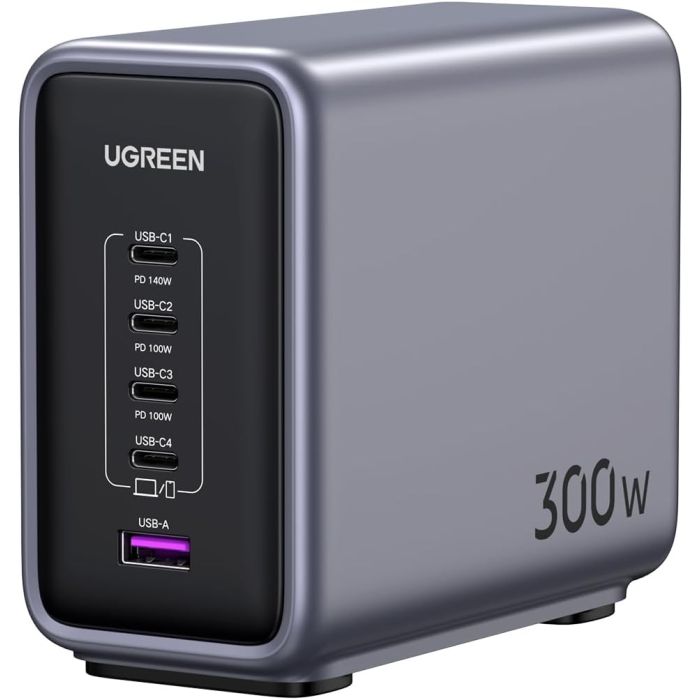 Ugreen Nexode 300W GaN II 5-portni USB polnilec - box - slika 5