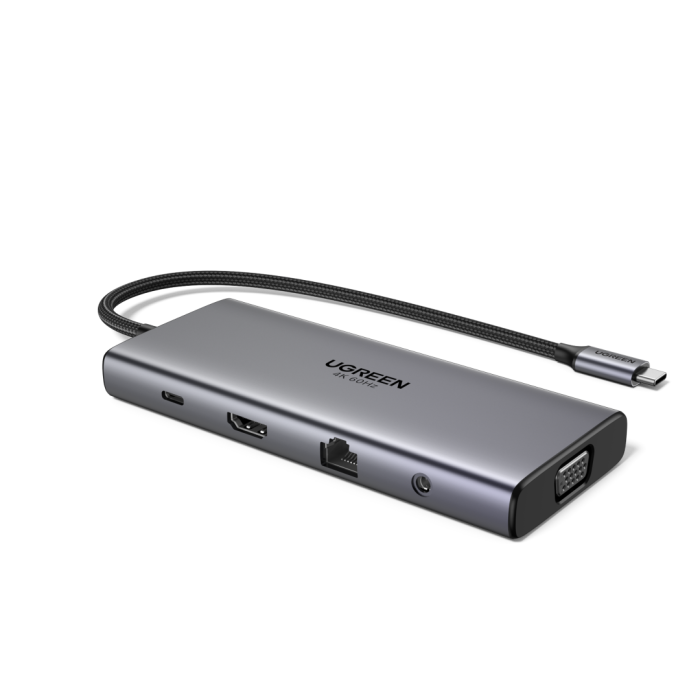 Ugreen 11v1 USB-C priklopna postaja s 100W PD vhodom - slika 5