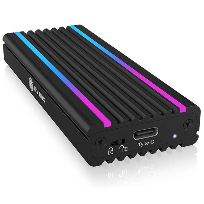 IcyBox IB-1824ML-C31 USB-C & USB-A 3.1 ohišje za M.2 NVMe SSD - slika 5