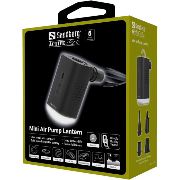 Sandberg Mini Air Pump Lantern mini svetilka z zračno pumpo - slika 5