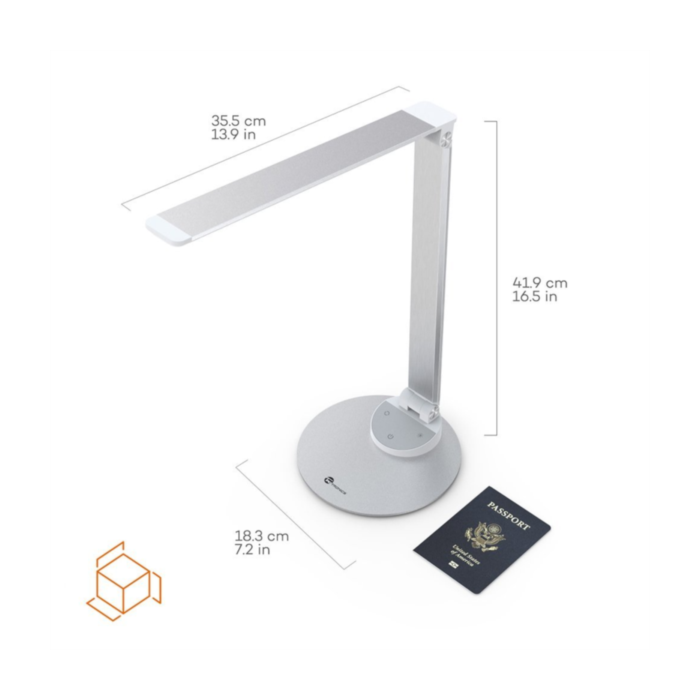 TaoTronics Minimalist LED namizna svetilka srebrna TT-DL19 - slika 6
