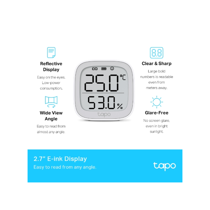TP-LINK TAPO T315 Smart Temperature & Humidity senzor - slika 5
