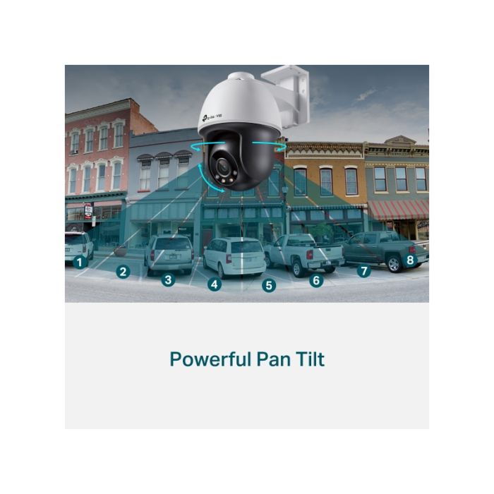 TP-LINK VIGI 4MP zunanja Full-Color Pan Tilt mrežna kamera (do 2560X1440 H.265+ 30fps) - slika 6