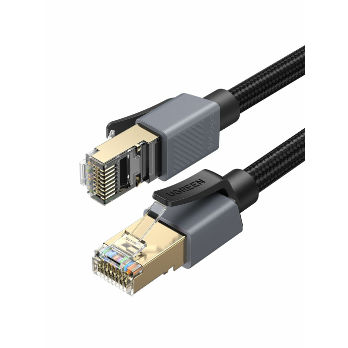 Ugreen UTP Cat8 pleten okrogel mrežni kabel, 2M - slika 3