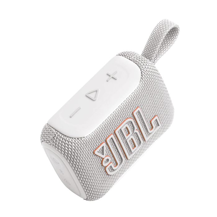 Jbl go 5 | bel | bluetooth 6. 0 | ip68 vodoodporen in odporen na prah | do 10 ur predvajanja | prenosni zvočnik 2 Jbl go 5 bluetooth prenosni zvočnik, bel - probiro