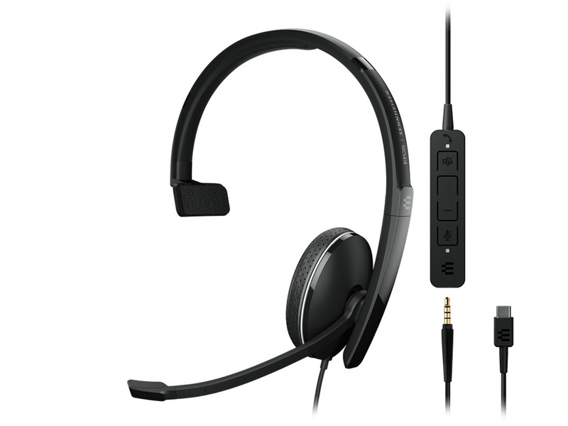 EPOS ADAPT 135T USB-C II – mono žična naglavna slušalka