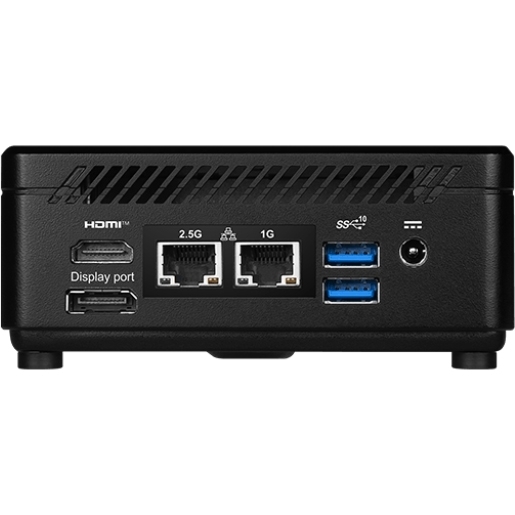Mini namizni računalnik MSI Cubi 5 1M-438BEU / Core 5 / 8GB DDR5 / 512GB SSD / WiFi 6E + BT 5.3 / 1x2.5Gbps + 1x1Gbps Windows 11 Home (črn) - slika 2