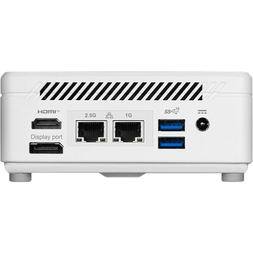 Mini namizni računalnik MSI Cubi 5 1M-441BEU barebone Core 3 / WiFi 6E + BT 5.3 / 1x2.5Gbps + 1x1Gbps (bel) - slika 2