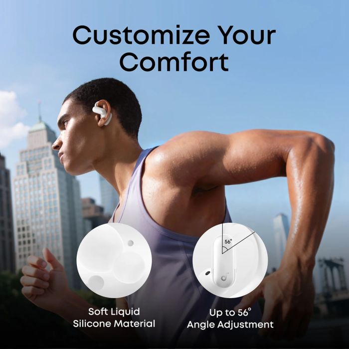 Anker Soundcore AeroFit 2 Pro brezžične slušalke, bele - slika 3