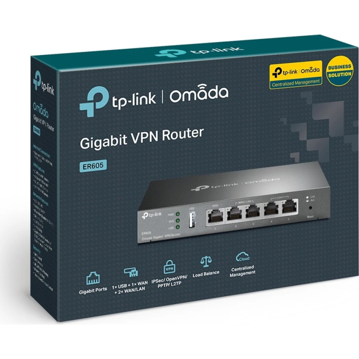 TP-LINK Omada ER605 Gigabit 4x WAN VPN usmerjevalnik - slika 4