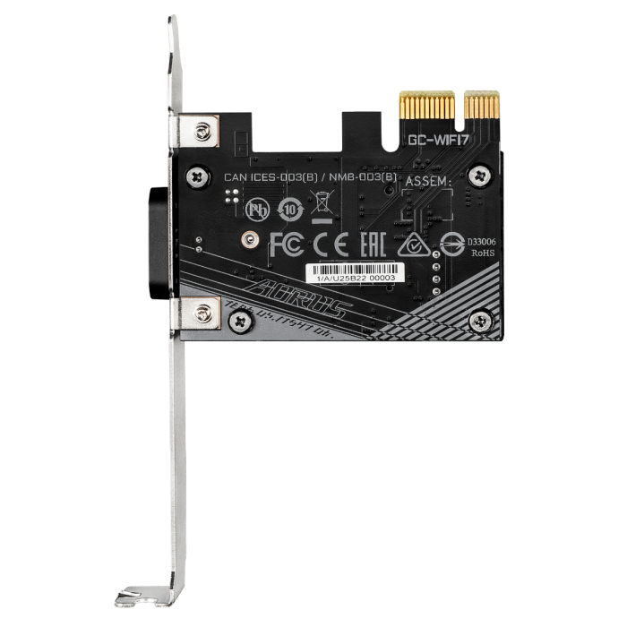 GIGABYTE GC-WIFI7 2Tx2R a/b/g/n/ac/ax/be Tri Band WIFI 7 + BLUETOOTH 5.3 PCI-E kartica - slika 2