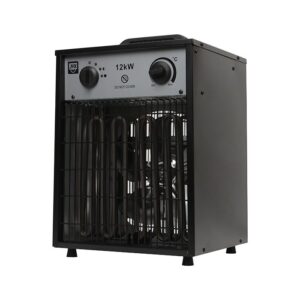 SHX industrijski ventilatorski grelnik 12 kW, črn