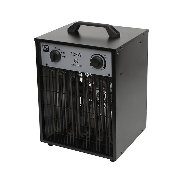 SHX industrijski ventilatorski grelnik 12 kW, črn - slika 3