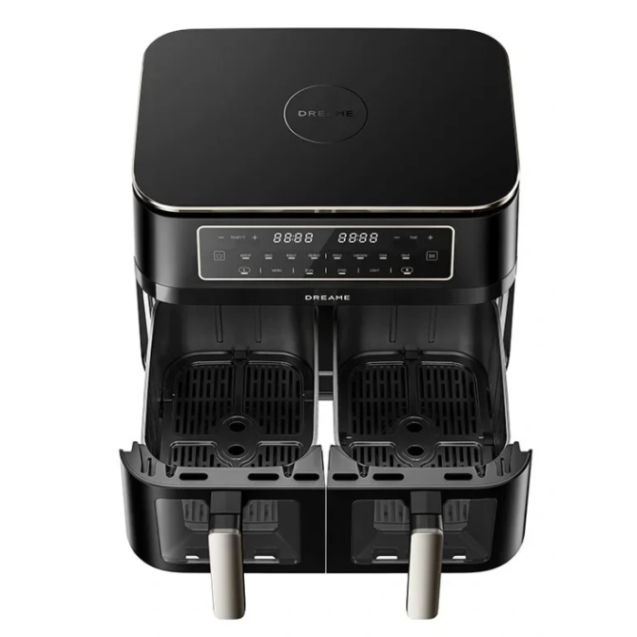 Dreame DZ30 Air Fryer cvrtnik dvojni, črn - slika 3