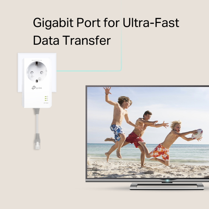 TP-link TL-PA7017P Kit AV1000 Gigabit powerline adapter - slika 3