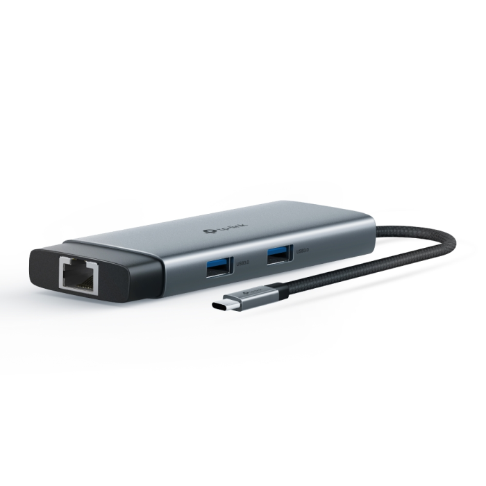 TP-LINK UH6120C 6-v-1 USB-C HUB priklopna postaja z 4K HDMI, Gigabit Ethernet in 100 W Power Delivery - slika 2
