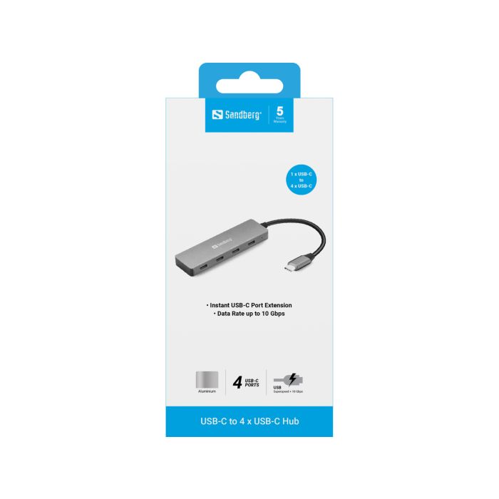 Sandberg USB-C v 4 x USB-C Hub - slika 2