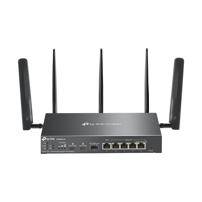 TP-LINK Omada ER706W-4G 4G+ Cat6 AX3000 Wi-Fi 6 VPN gateway - slika 3