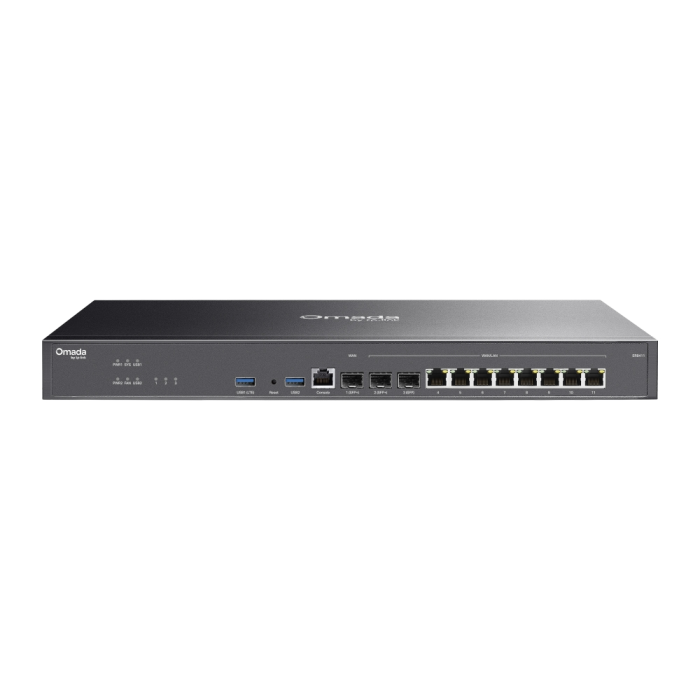 TP-LINK Omada ER8411 19" rack Enterprise 10G VPN usmerjevalnik - slika 2