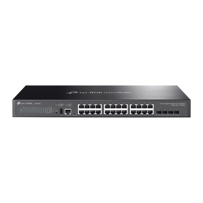 TP-LINK Omada SG5428X 24-portno Gigabit L3 upravljano stikalo s 4× 10G SFP - slika 3