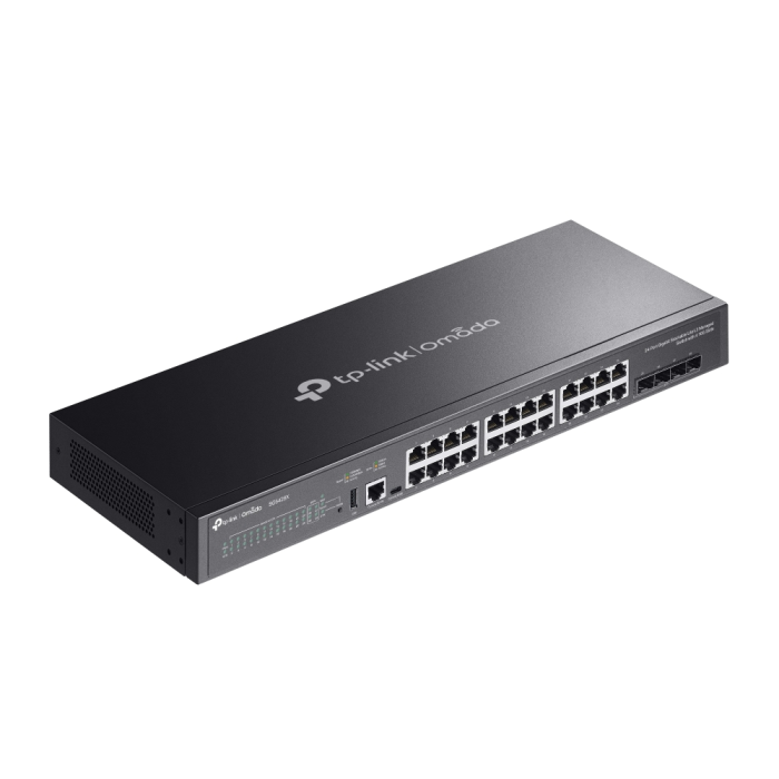 TP-LINK Omada SG5428X 24-portno Gigabit L3 upravljano stikalo s 4× 10G SFP - slika 2