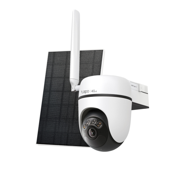 TP-LINK Tapo C615G KIT 2K 4G LTE Pan/Tilt zunanja kamera s solarnim panelom