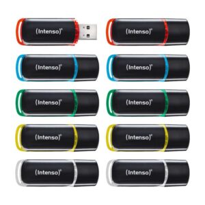 Intenso 10x8GB Business Line USB 2.0 spominski ključki - Barvni