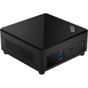 Mini namizni računalnik MSI Cubi 5 1M-438BEU / Core 5 /  8GB DDR5 / 512GB SSD / WiFi 6E + BT 5.3 / 1x2.5Gbps + 1x1Gbps Windows 11 Pro (črn)