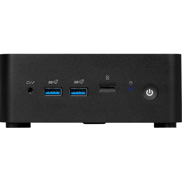 Mini namizni računalnik MSI Cubi NUC 1MG-244BEU Core 3 / 8GB / 512GB SSD / Wi-Fi 6E + BT / 2x2.5Gbps / Windows 11 Pro (črn) - slika 2