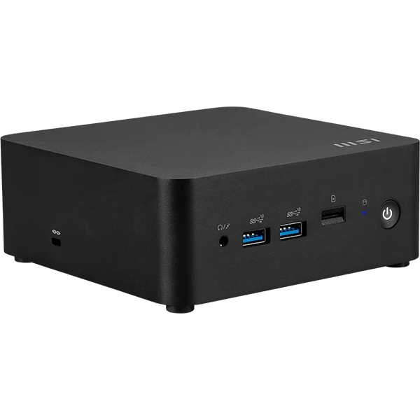 Mini namizni računalnik MSI Cubi NUC 1MG-244BEU Core 3 / 8GB / 512GB SSD / Wi-Fi 6E + BT / 2x2.5Gbps / Windows 11 Pro (črn) - slika 3