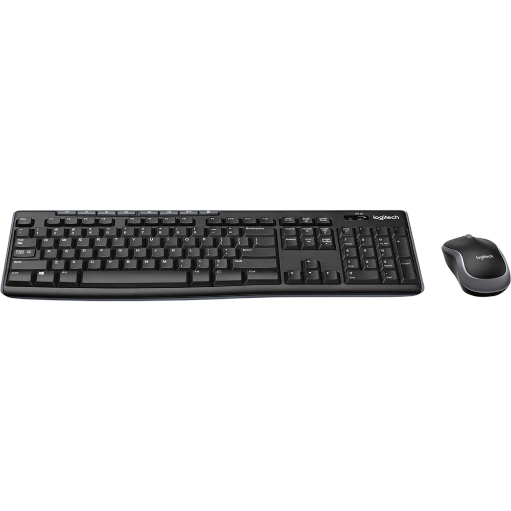 LOGITECH MK270 brezžična tipkovnica in miška (črna) - slika 2