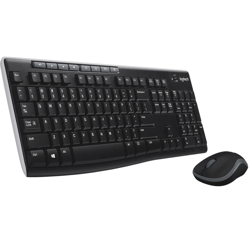 LOGITECH MK270 brezžična tipkovnica in miška (črna) - slika 3